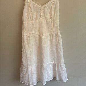 White Hollister Lace Summer Sundress Size M